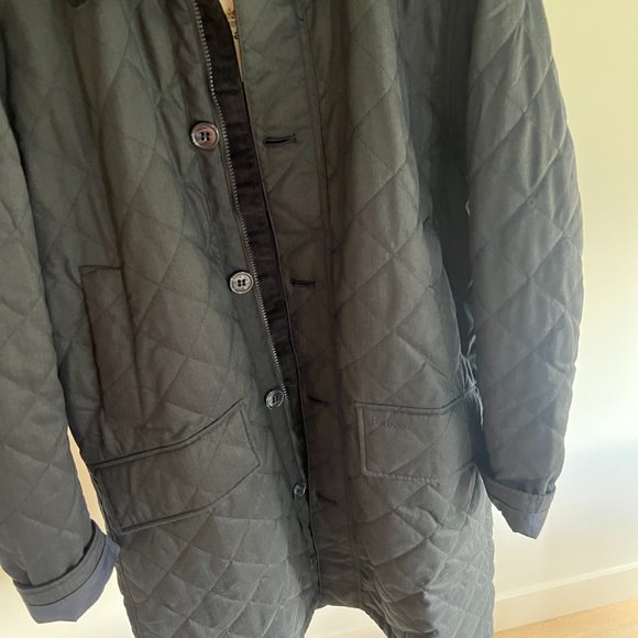 COPY - Barbour quilted mac coat - size medium - Picture 2 of 8